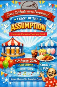 Penang Eurasian Association to hold Feast of the Assumption celebration