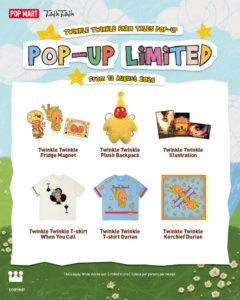 POP MART opens Twinkle Twinkle Brings Farm Tales Pop-Up at The Exchange TRX in Kuala Lumpur